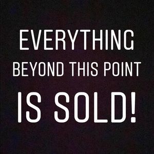 Everything beyond this point in my closet is sold